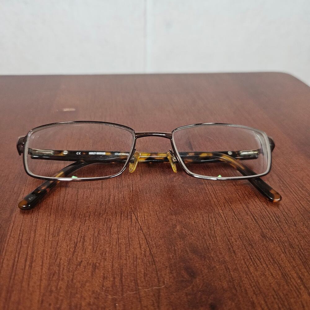Harley Davidson eyeglass frames 436 brown 54018-145